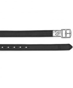 Bates Stirrup Leathers in classic black
