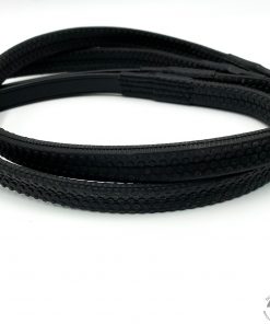 No Name Black Rubber Reins 0194 Grip