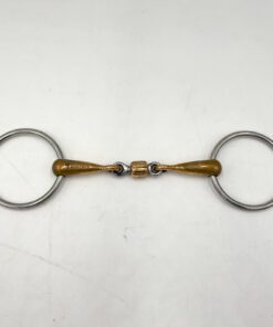 Mikmar 5.5" Loose Ring Snaffle French Link Roller Bit 11301
